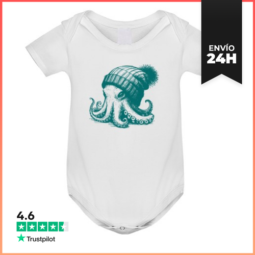 Body Bebé PULPO CON GORRO DE LANA LaTostadora - latostadora.com - Modalova