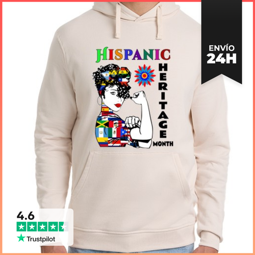 Sudadera Unisex Con Capucha Mes De La Herencia Hispana Mujer - latostadora.com - Modalova