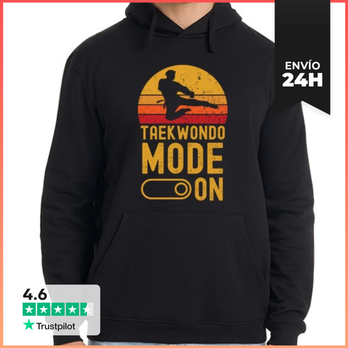 Sudadera Unisex Con Capucha Modo Taekwondo En Retro LaTostadora - latostadora.com - Modalova