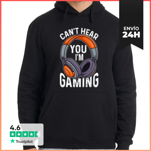 Sudadera Unisex Con Capucha No Puedo Oírte Estoy Jugando - latostadora.com - Modalova