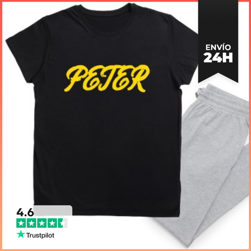 Pijama Texto Amarillo LaTostadora - latostadora.com - Modalova