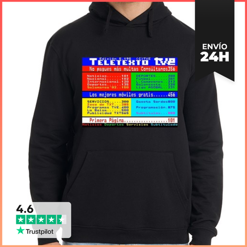 Sudadera Unisex Con Capucha Teletexto LaTostadora - latostadora.com - Modalova