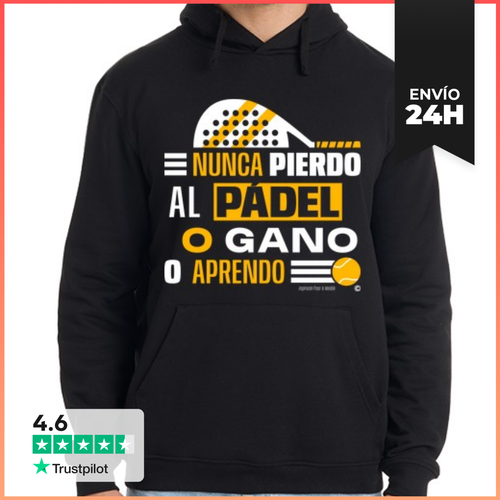 Sudadera Unisex Con Capucha Nunca Pierdo Al Pádel... LaTostadora - latostadora.com - Modalova