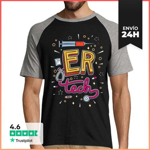 Camiseta Hombre, Estilo Béisbol Tecnólogo De Sala De Emergencias - latostadora.com - Modalova