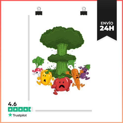 Póster Vertical Armageddon Vegetal LaTostadora - latostadora.com - Modalova