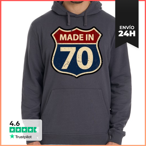 Sudadera Unisex Con Capucha Made In 70 LaTostadora - latostadora.com - Modalova