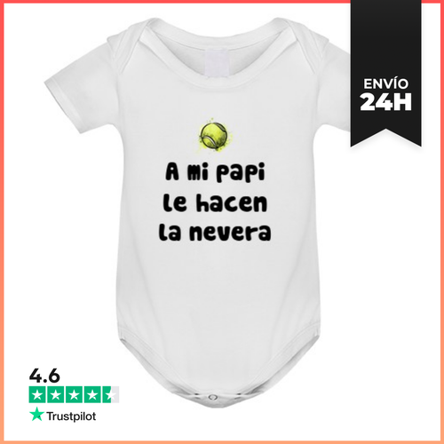 Body Bebé A Mi Papi Le Hacen La Nevera LaTostadora - latostadora.com - Modalova