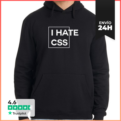 Sudadera Unisex Con Capucha I Hate CSS LaTostadora - latostadora.com - Modalova