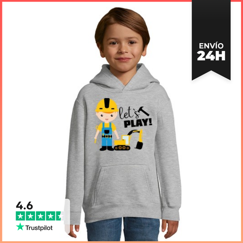 Sudadera Para Niños Con Capucha Juguemos, Sudadera Niño - latostadora.com - Modalova