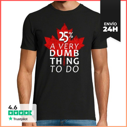 Camiseta Hombre Clásica Aranceles Sobre Canadá Guerra Económica - latostadora.com - Modalova