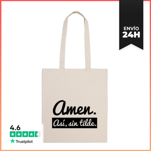 Bolsa De Tela Amen. Así, Sin Tilde LaTostadora - latostadora.com - Modalova