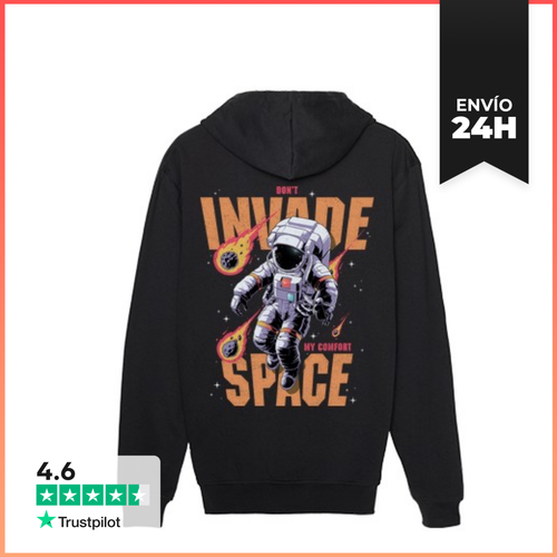 Sudadera Unisex Con Capucha NO INVALES MI ESPACIO DE CONFORT - latostadora.com - Modalova