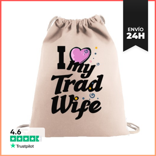 Mochila Saco Con Cuerdas Divertida Esposa Tradicional Esposa - latostadora.com - Modalova