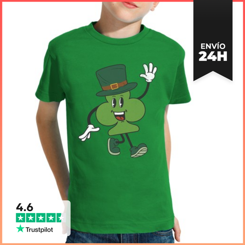 Camiseta Clásica Para Niños Funny Lucky Clover St Paddy S Day - latostadora.com - Modalova