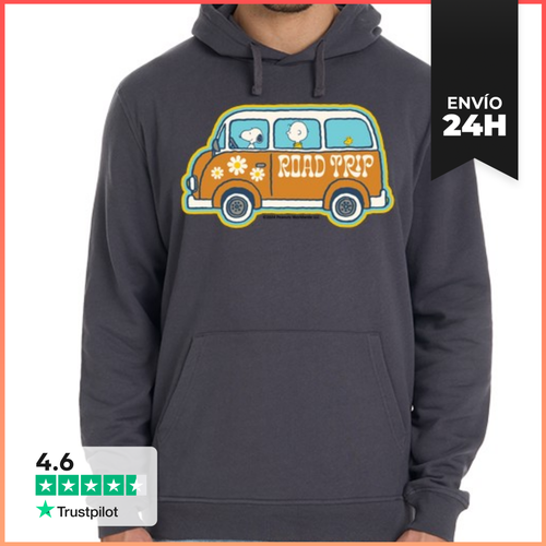 Sudadera Unisex Con Capucha Snoopy Roadtrip LaTostadora - latostadora.com - Modalova