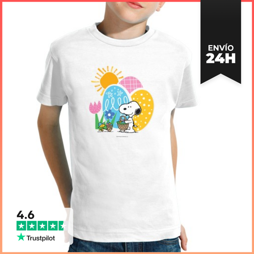 Camiseta Clásica Para Niños Snoopy Easter Eggs LaTostadora - latostadora.com - Modalova
