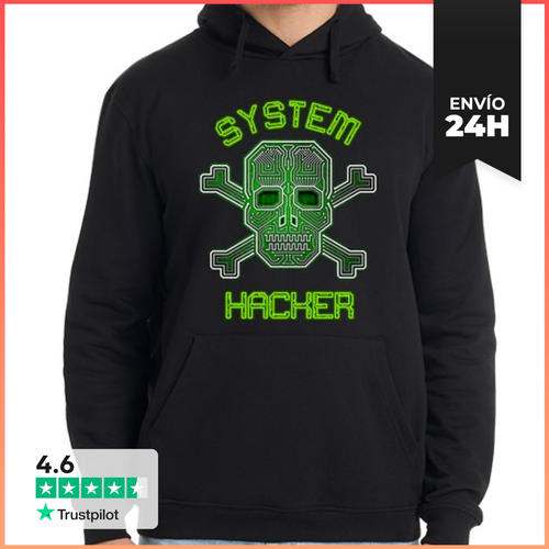 Sudadera Unisex Con Capucha System Hacker LaTostadora - latostadora.com - Modalova