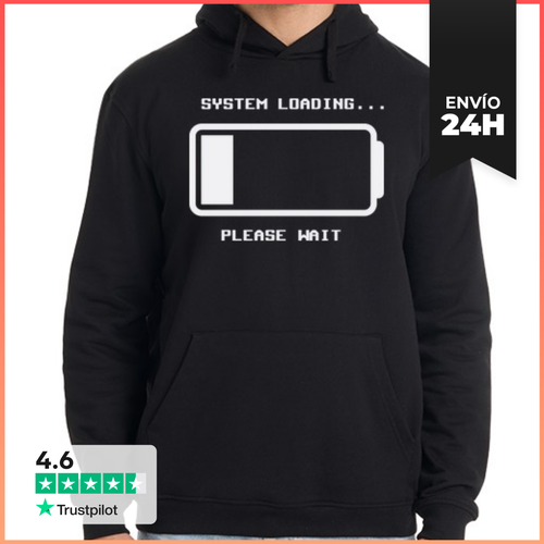 Sudadera Unisex Con Capucha System Loading... LaTostadora - latostadora.com - Modalova