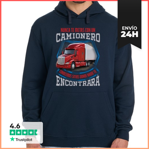 Sudadera Unisex Con Capucha Caminonero Chófer Conductor De Camión - latostadora.com - Modalova