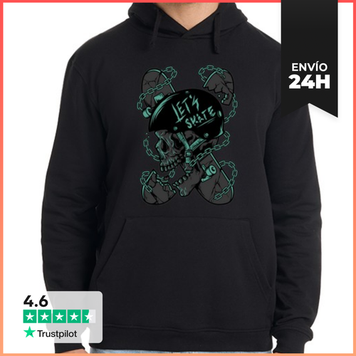 Sudadera Unisex Con Capucha Skullboarder LaTostadora - latostadora.com - Modalova