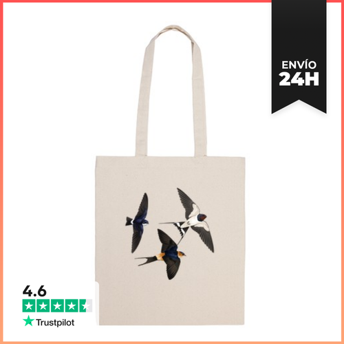 Bolsa De Tela Golondrinas LaTostadora - latostadora.com - Modalova