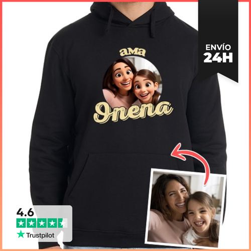 Sudadera Unisex Con Capucha Efecto Animación 3D Sudadera Ama - latostadora.com - Modalova