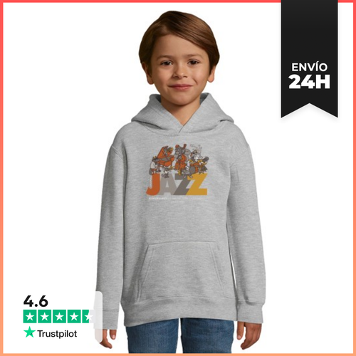 Sudadera Para Niños Con Capucha JAZZ-RESTO LaTostadora - latostadora.com - Modalova