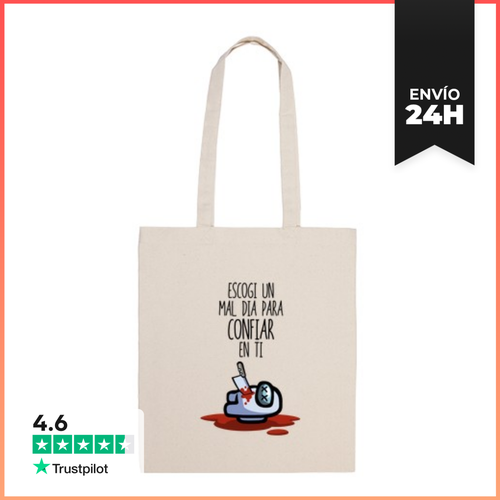 Bolsa De Tela Escogi Un Mal Dia LaTostadora - latostadora.com - Modalova