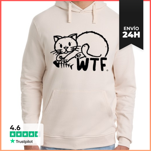 Sudadera Unisex Con Capucha WTF LaTostadora - latostadora.com - Modalova