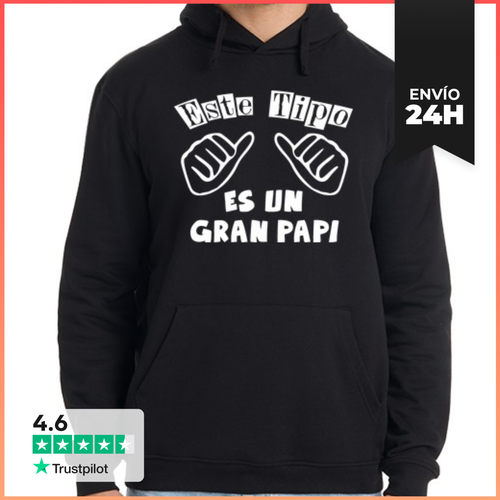 Sudadera Unisex Con Capucha GRAN PAPI LaTostadora - latostadora.com - Modalova
