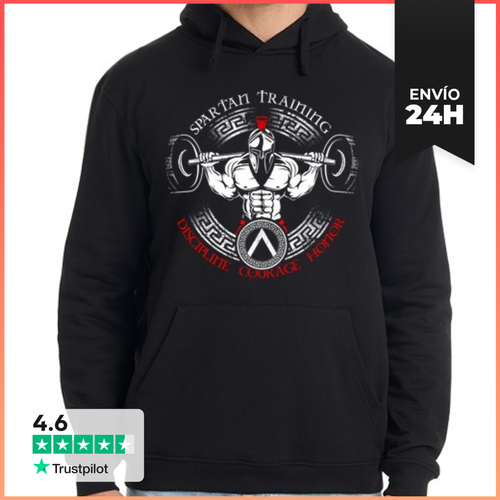 Sudadera Unisex Con Capucha Spartan Gym LaTostadora - latostadora.com - Modalova