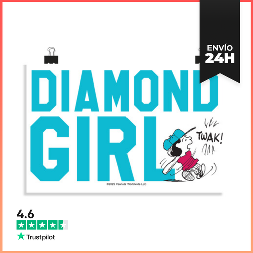 Póster Horizontal Diamond Girl LaTostadora - latostadora.com - Modalova