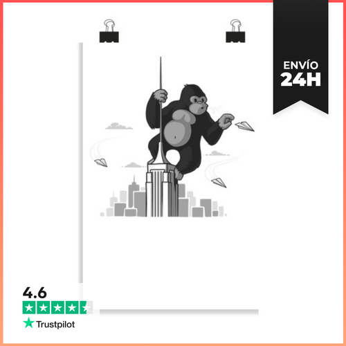 Póster Vertical Jugando Con Aviones LaTostadora - latostadora.com - Modalova