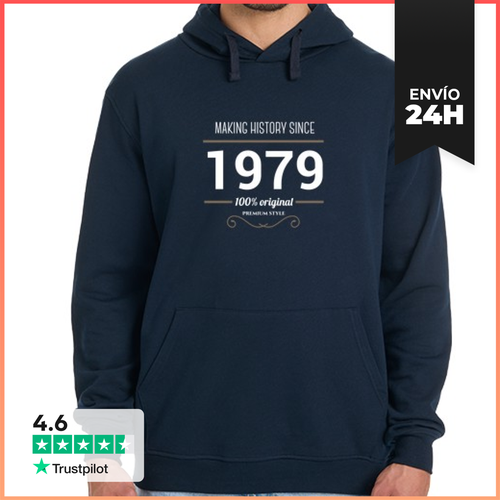 Sudadera Unisex Con Capucha Sudadera Making History 1979 - latostadora.com - Modalova