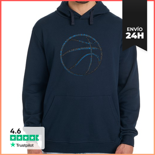 Sudadera Unisex Con Capucha Tipografía De Baloncesto (para Hombre - latostadora.com - Modalova