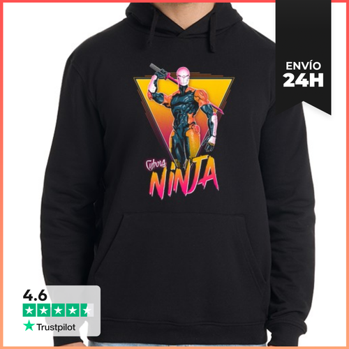 Sudadera Unisex Con Capucha Cyborg Ninja LaTostadora - latostadora.com - Modalova