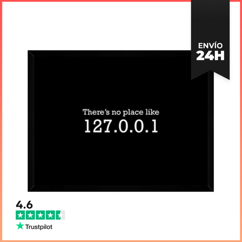 Cuadro Con Marco Horizontal No Hay Lugar Como 127001 Localhost - latostadora.com - Modalova