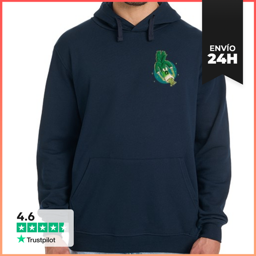 Sudadera Unisex Con Capucha No Puerro Más Sudadera Con Capucha - latostadora.com - Modalova
