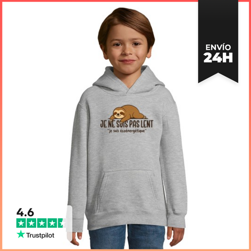 Sudadera Para Niños Con Capucha Soy Ecológico LaTostadora - latostadora.com - Modalova