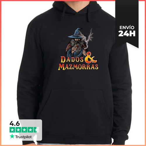 Sudadera Unisex Con Capucha Logo Dados Y Mazmorras LaTostadora - latostadora.com - Modalova