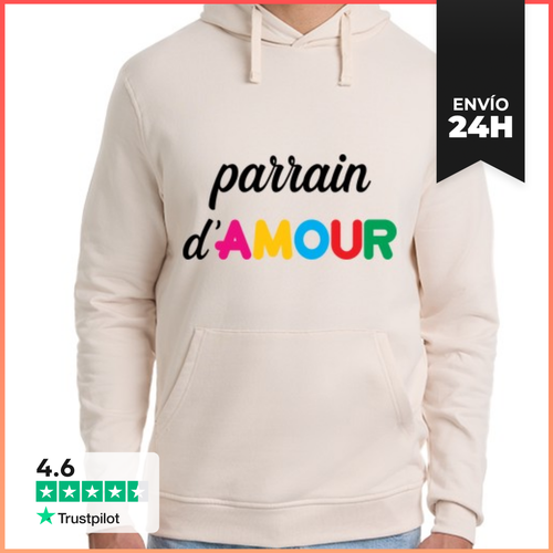 Sudadera Unisex Con Capucha Padrino De Amor LaTostadora - latostadora.com - Modalova
