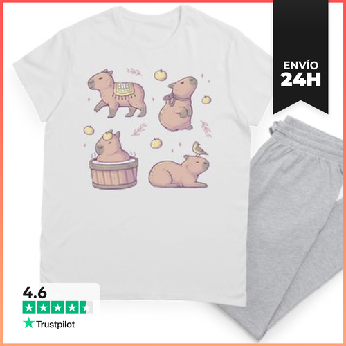 Pijama Más Capibaras LaTostadora - latostadora.com - Modalova