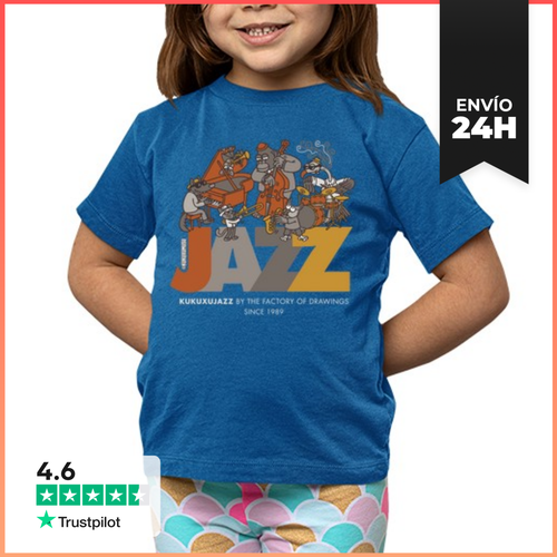 Camiseta Clásica Para Niños JAZZ-RESTO LaTostadora - latostadora.com - Modalova