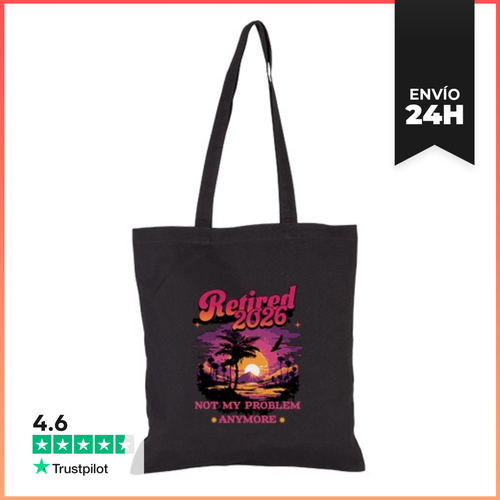 Bolsa De Tela Retired 2026 Not My Problem Anymore LaTostadora - latostadora.com - Modalova