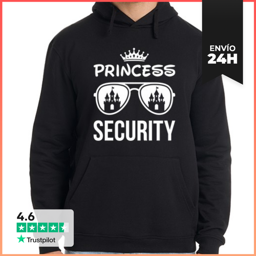 Sudadera Unisex Con Capucha Princess Security Seguridad De - latostadora.com - Modalova
