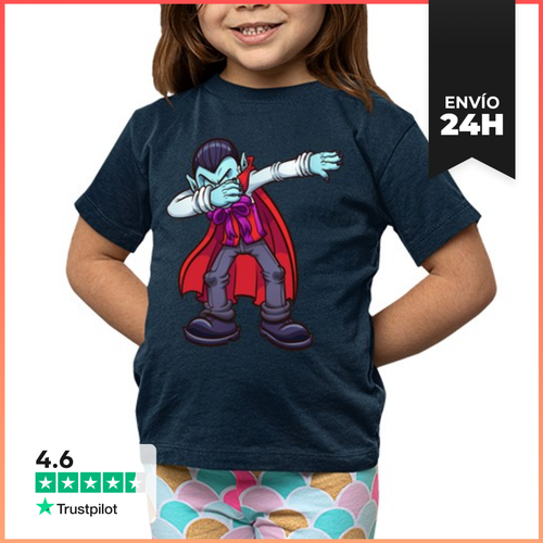 Camiseta Clásica Para Niños Vampiro Dracula Dabbing Baile Disfraz - latostadora.com - Modalova