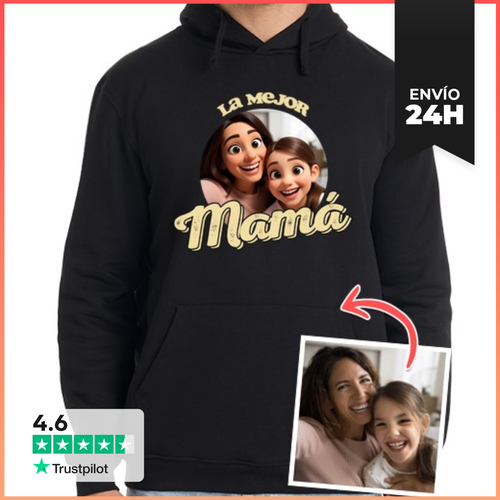 Sudadera Unisex Con Capucha Efecto Animación 3D Sudadera La Mejor - latostadora.com - Modalova