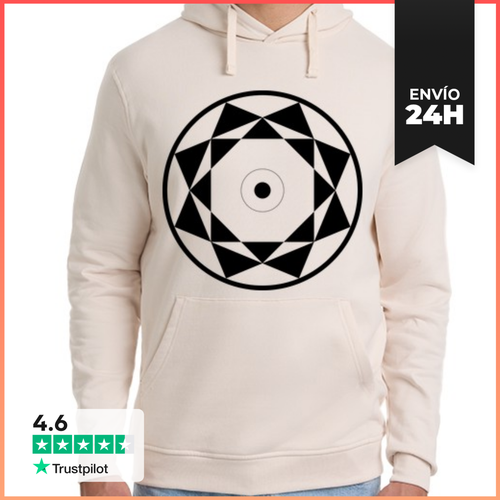 Sudadera Unisex Con Capucha Diseño De Mandala De Estrella - latostadora.com - Modalova