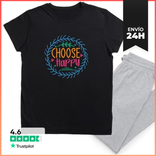 Pijama Choose Happy LaTostadora - latostadora.com - Modalova