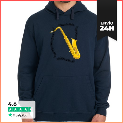 Sudadera Unisex Con Capucha Saxo LaTostadora - latostadora.com - Modalova